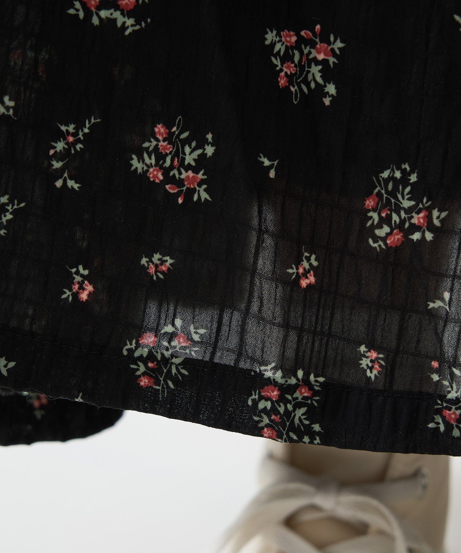 Small Floral Switch Gathered Skirt