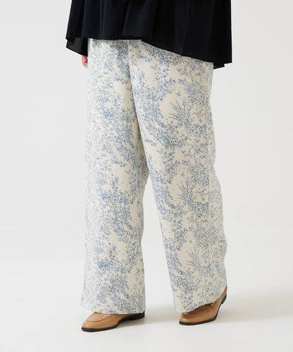 Easy Pattern Wide Pants