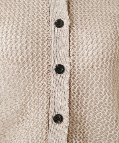 Mesh Polo Collar Vest
