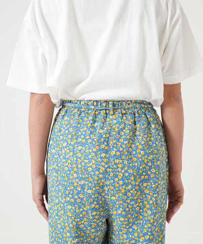 Retro Flower Print Easy Pants