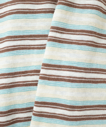 《5月28日入荷予定》マルチボーダーノースリTEE