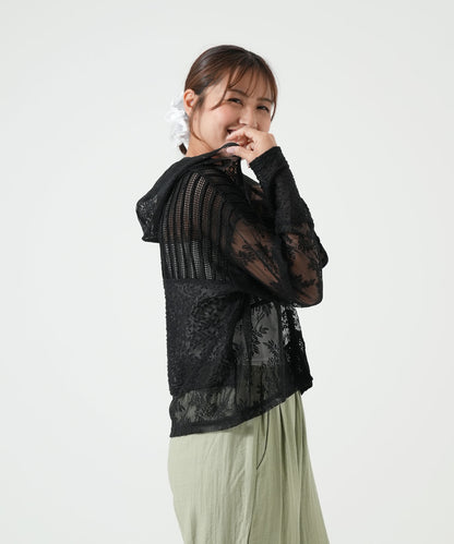 《5月28日入荷予定》レース切替フーディー