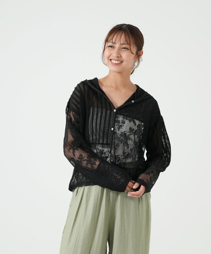 《5月28日入荷予定》レース切替フーディー