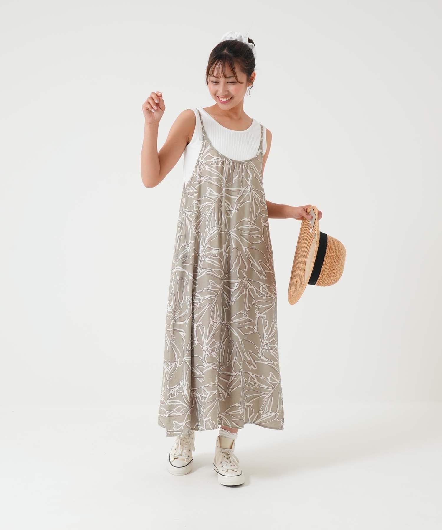 6月9日入荷予定》ボタニカルキャミワンピース – HEART MARKET