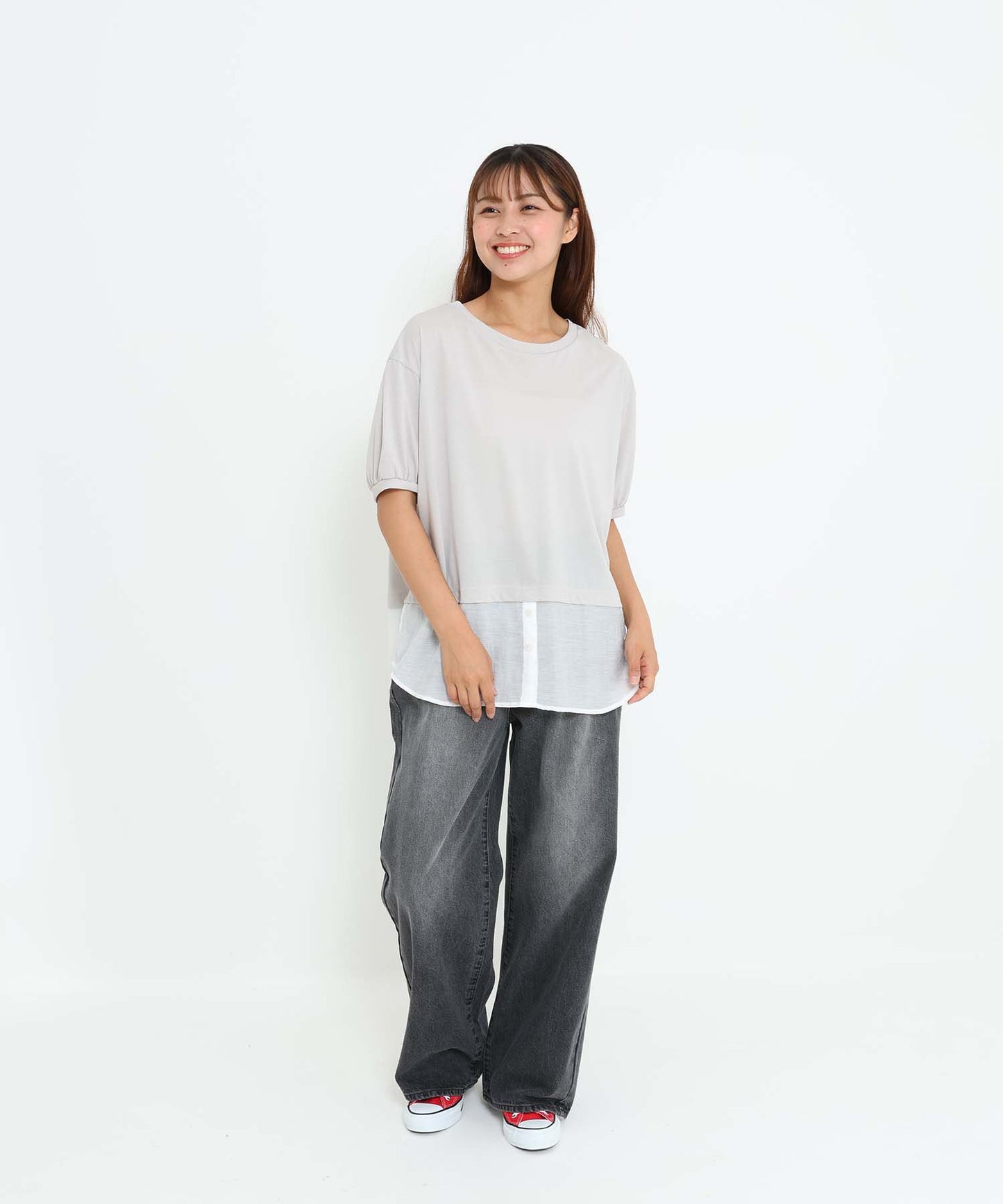 グレージュ / 162cm / FREE