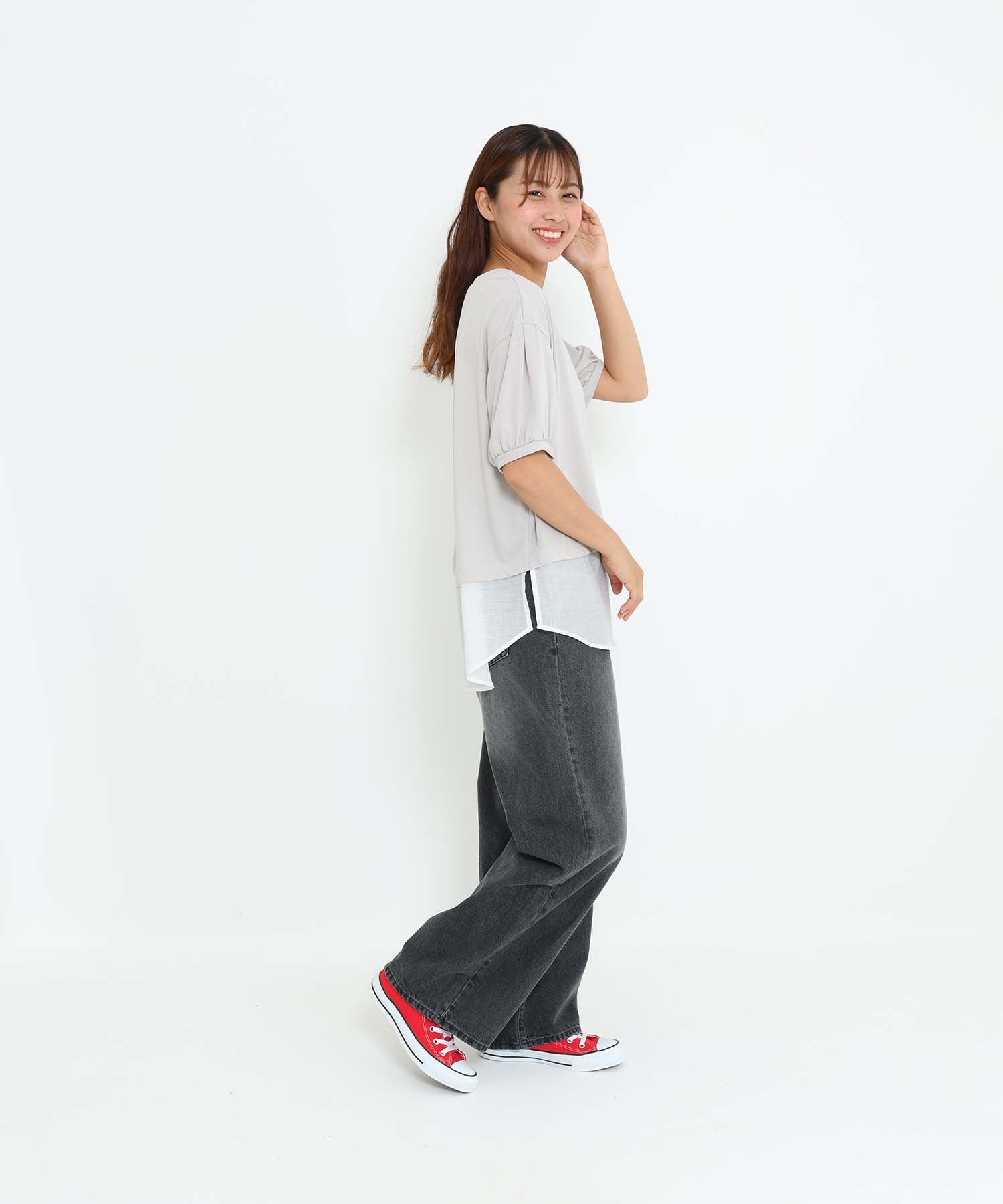 グレージュ / 162cm / FREE