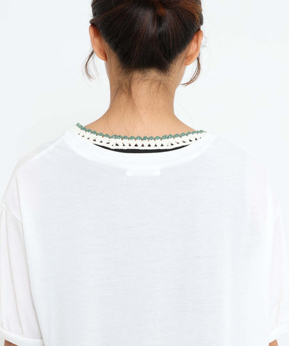 《7月8日入荷》異素材レイヤードプルオーバー