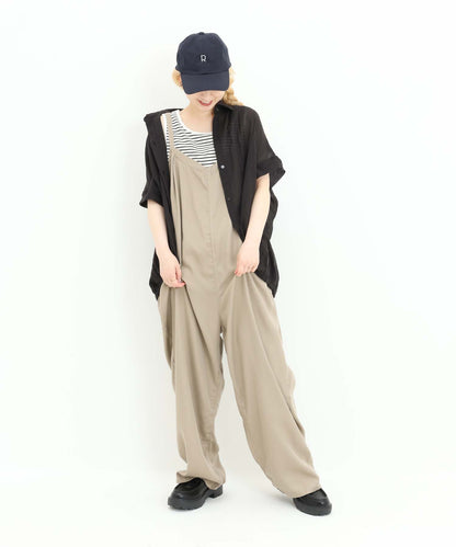 《7月8日入荷予定》前開きドルマンブラウス