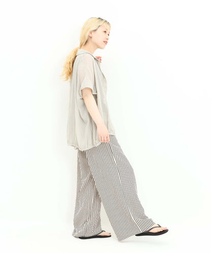 《7月8日入荷予定》前開きドルマンブラウス