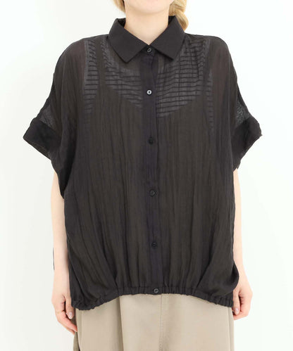 《7月8日入荷予定》前開きドルマンブラウス