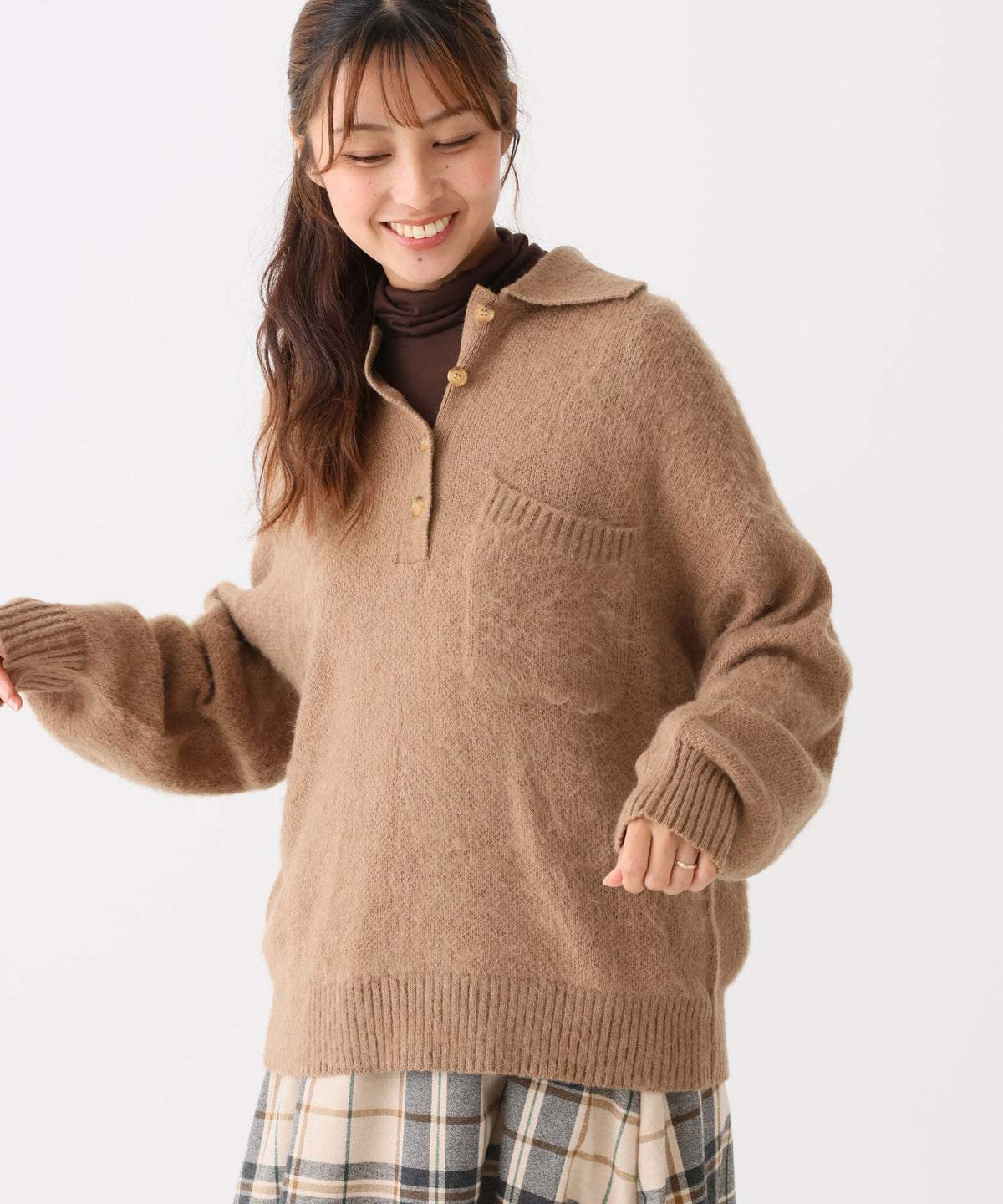 ブラウン / 162cm / M