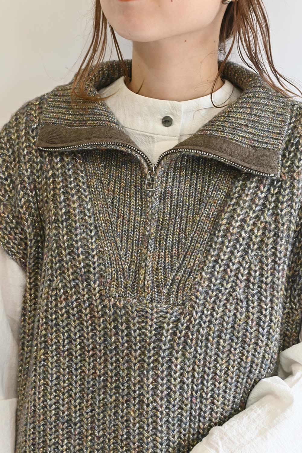 ＭＩＸラメドライバーズＺＩＰベスト 楽天市場】≪SALE 50%OFF≫【FURRY】MIXラメドライバーズZIP