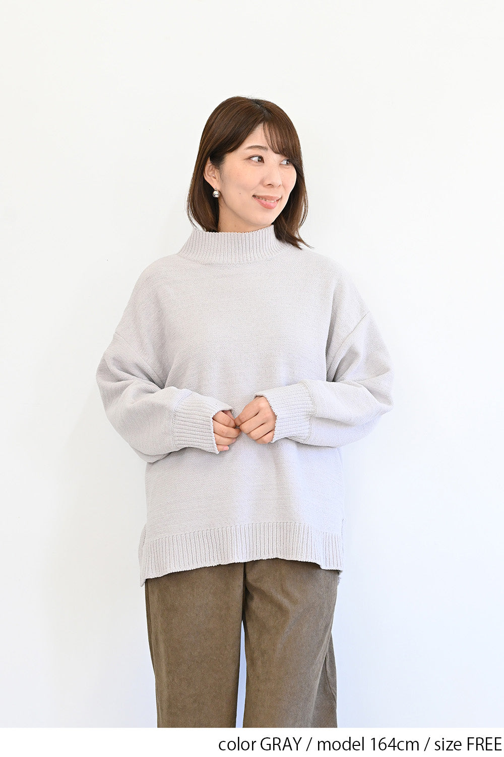 モールニットプルオーバー