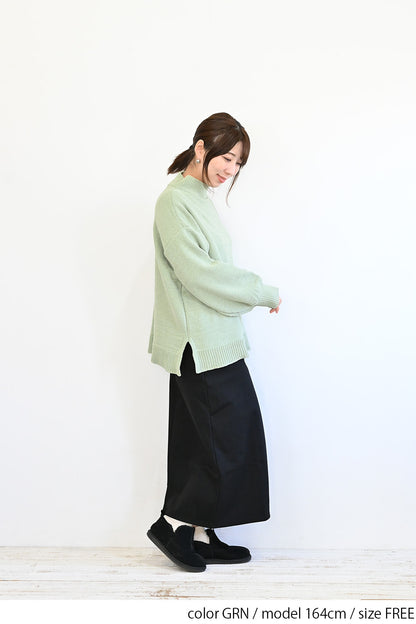 モールニットプルオーバー