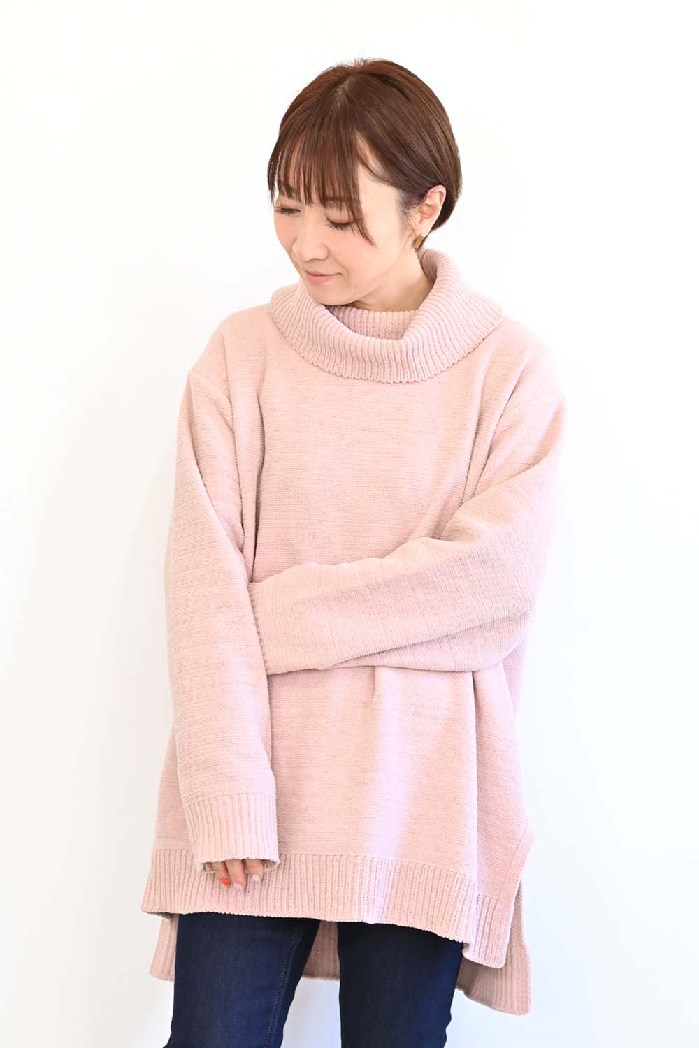 ≪SALE≫ Mole Knit Turtle Tunic