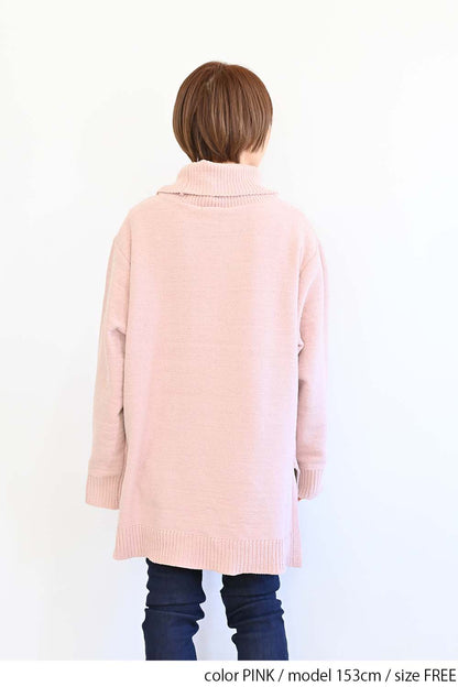 ≪SALE≫ Mole Knit Turtle Tunic