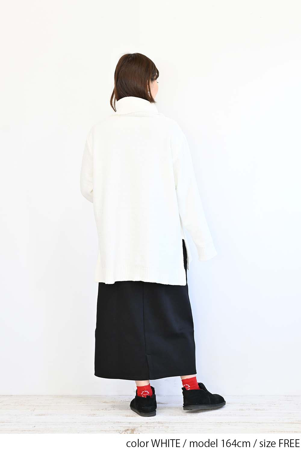 ≪SALE≫ Mole Knit Turtle Tunic