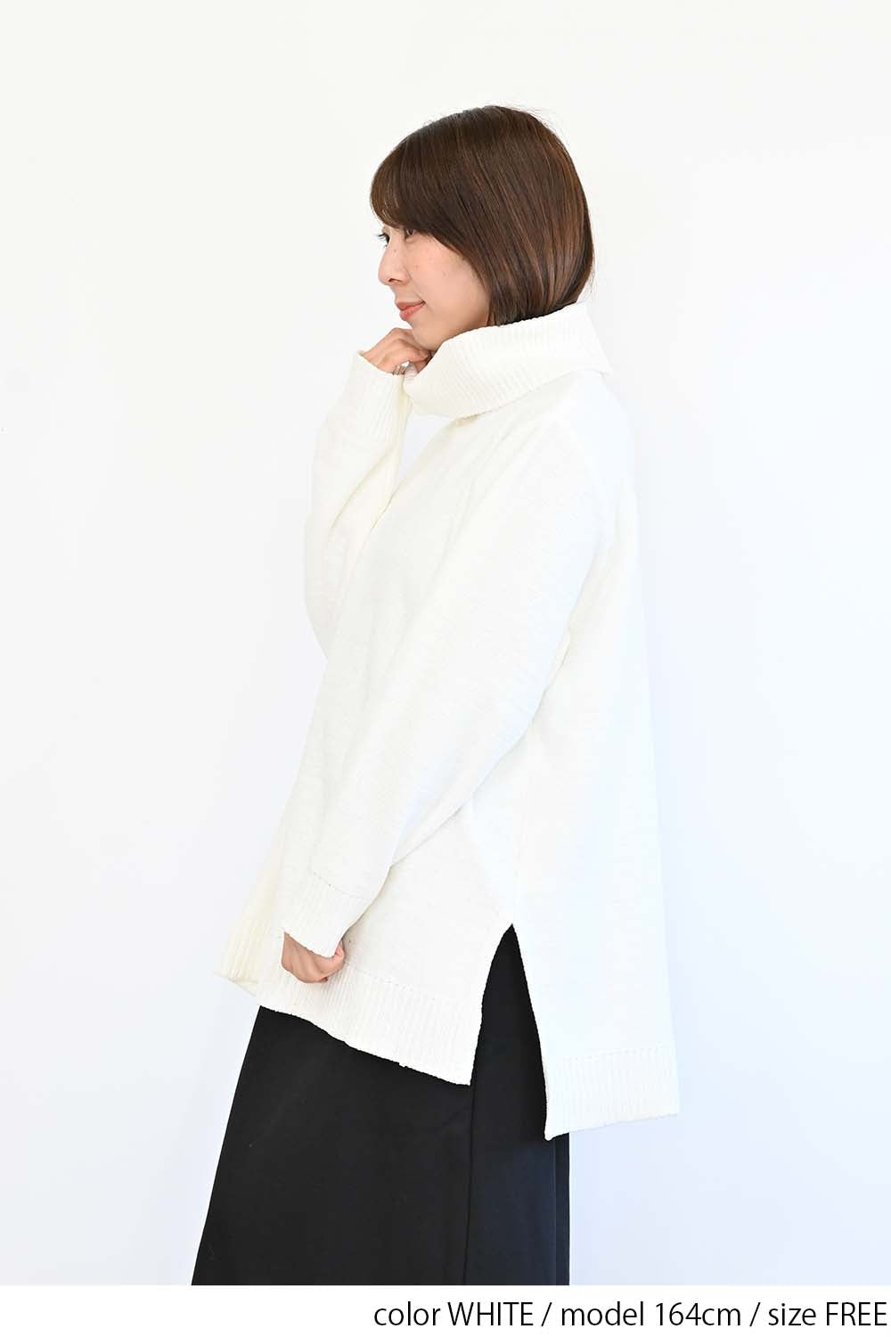 ≪SALE≫ Mole Knit Turtle Tunic