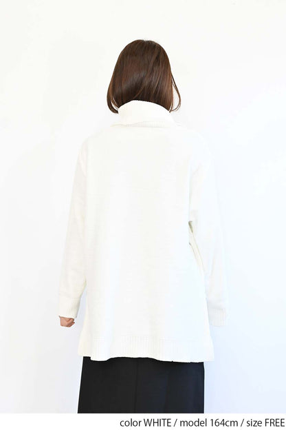 ≪SALE≫ Mole Knit Turtle Tunic