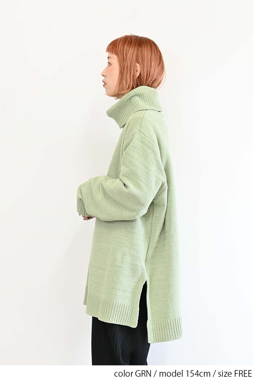 ≪SALE≫ Mole Knit Turtle Tunic