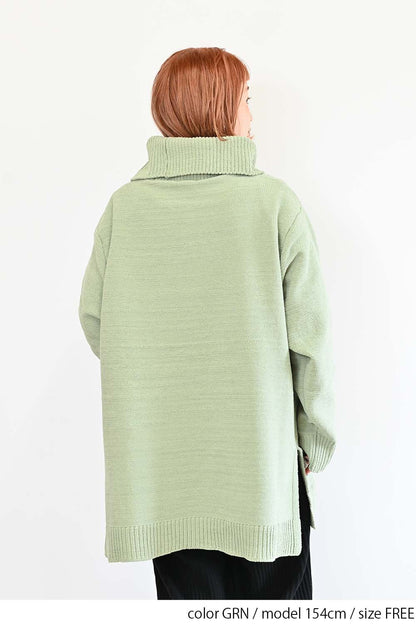 ≪SALE≫ Mole Knit Turtle Tunic