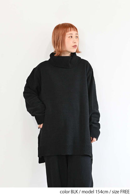 ≪SALE≫ Mole Knit Turtle Tunic