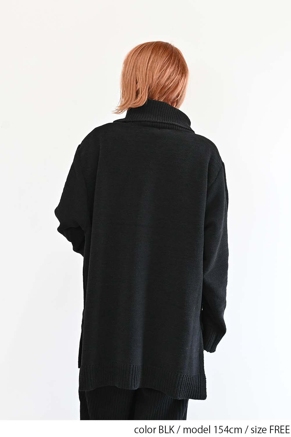 ≪SALE≫ Mole Knit Turtle Tunic