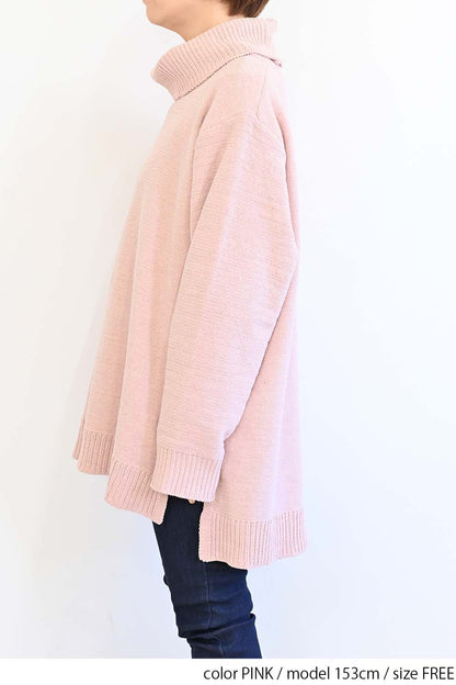 ≪SALE≫ Mole Knit Turtle Tunic