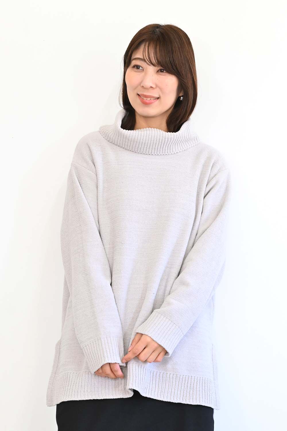 ≪SALE≫ Mole Knit Turtle Tunic