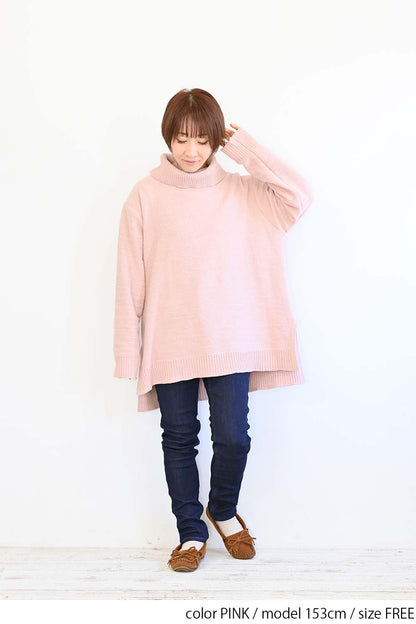 ≪SALE≫ Mole Knit Turtle Tunic