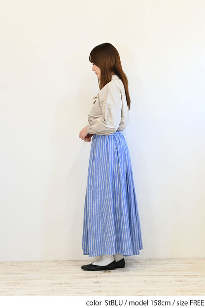 Wガーゼタックスカート