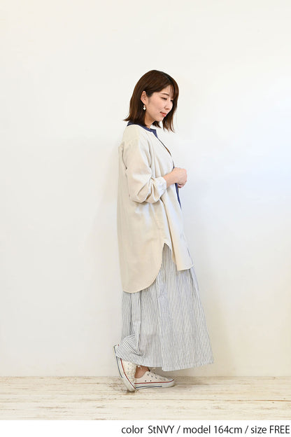 Wガーゼタックスカート