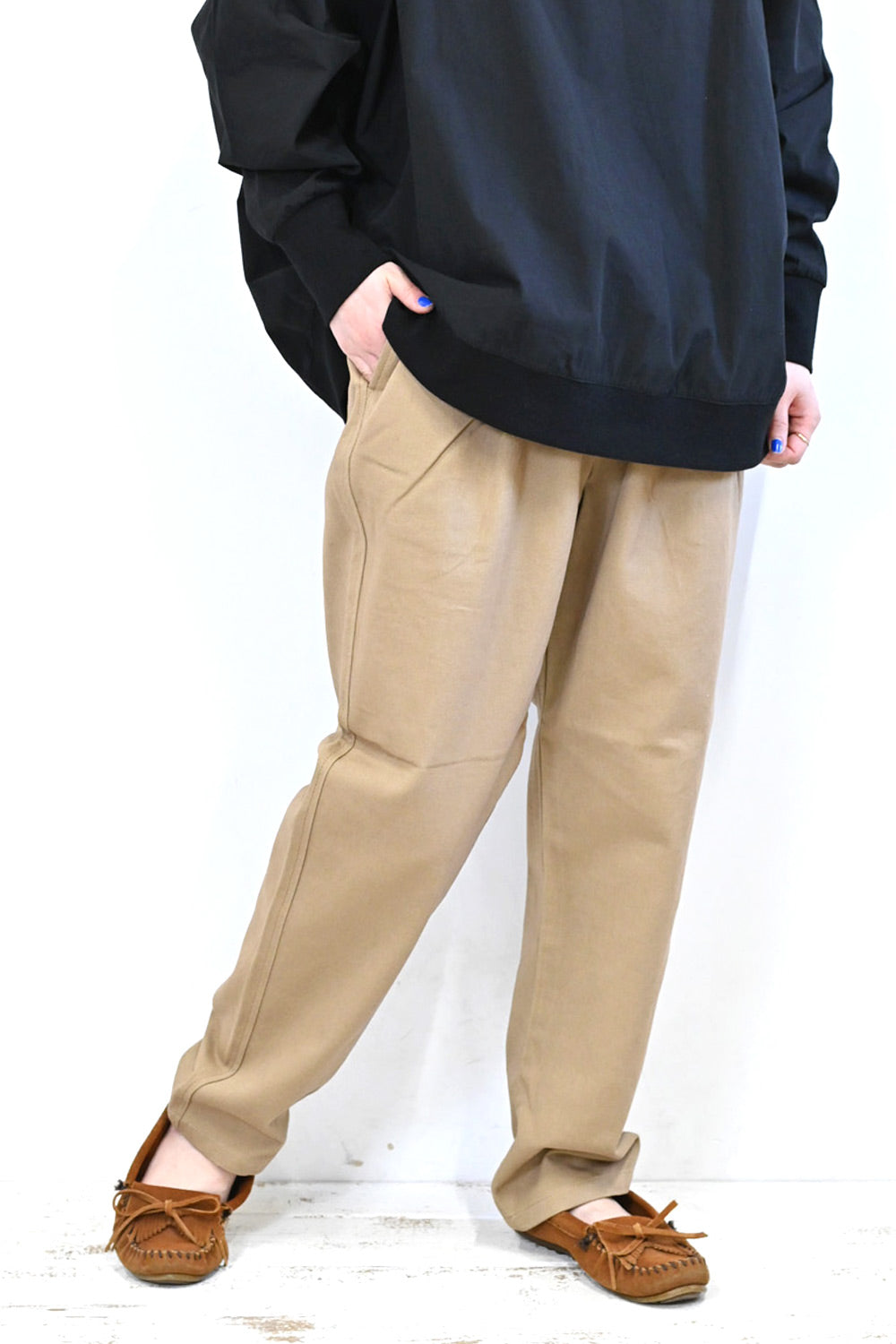綿ツイルタックパンツ