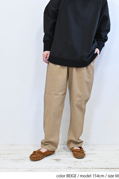 綿ツイルタックパンツ