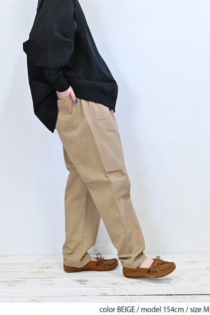 綿ツイルタックパンツ