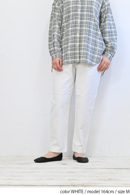 綿ツイルタックパンツ