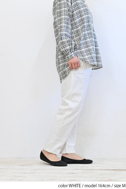 綿ツイルタックパンツ