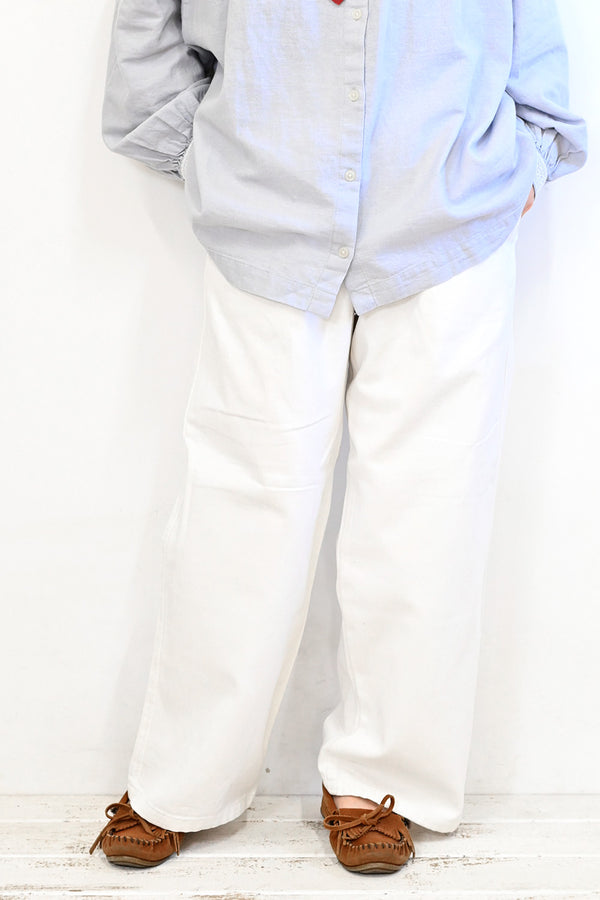 ＼Limited Stock／≪SALE≫★Private due to 2407 instructions for next spring sale★ Cotton Twill Wide Pants