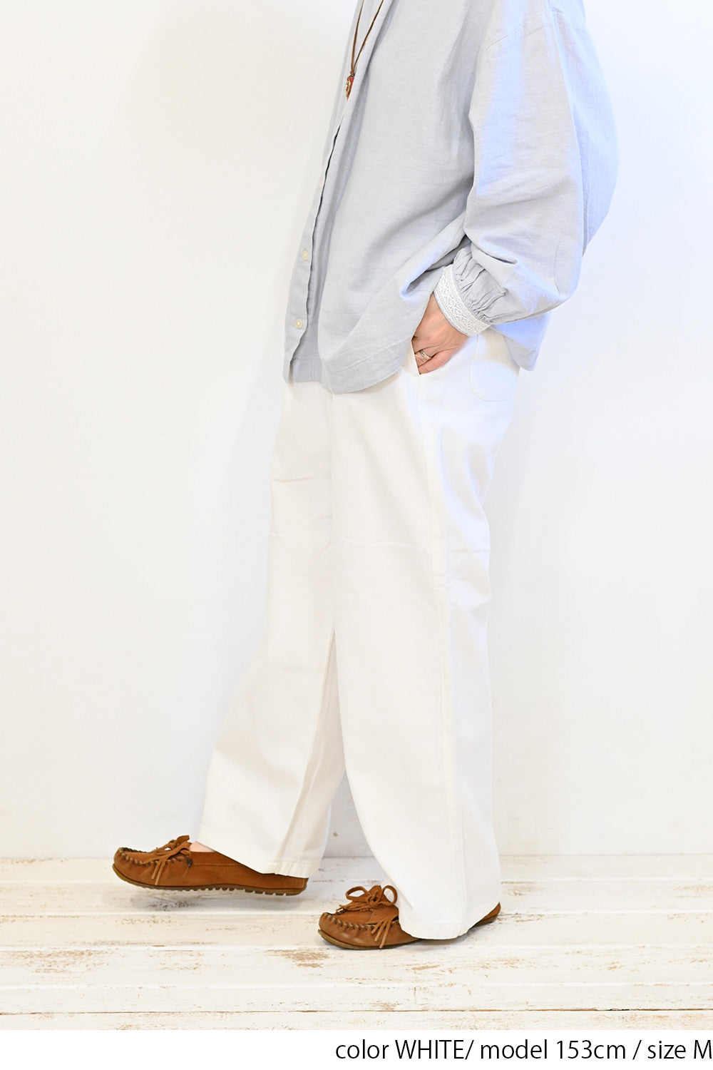 ＼Limited Stock／≪SALE≫★Private due to 2407 instructions for next spring sale★ Cotton Twill Wide Pants
