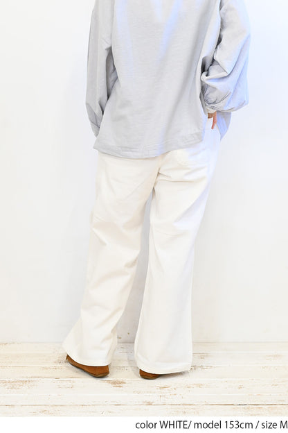 ＼Limited Stock／≪SALE≫★Private due to 2407 instructions for next spring sale★ Cotton Twill Wide Pants