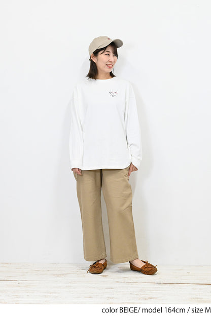 ＼Limited Stock／≪SALE≫★Private due to 2407 instructions for next spring sale★ Cotton Twill Wide Pants