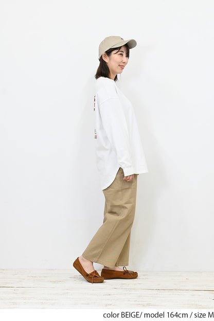 ＼Limited Stock／≪SALE≫★Private due to 2407 instructions for next spring sale★ Cotton Twill Wide Pants