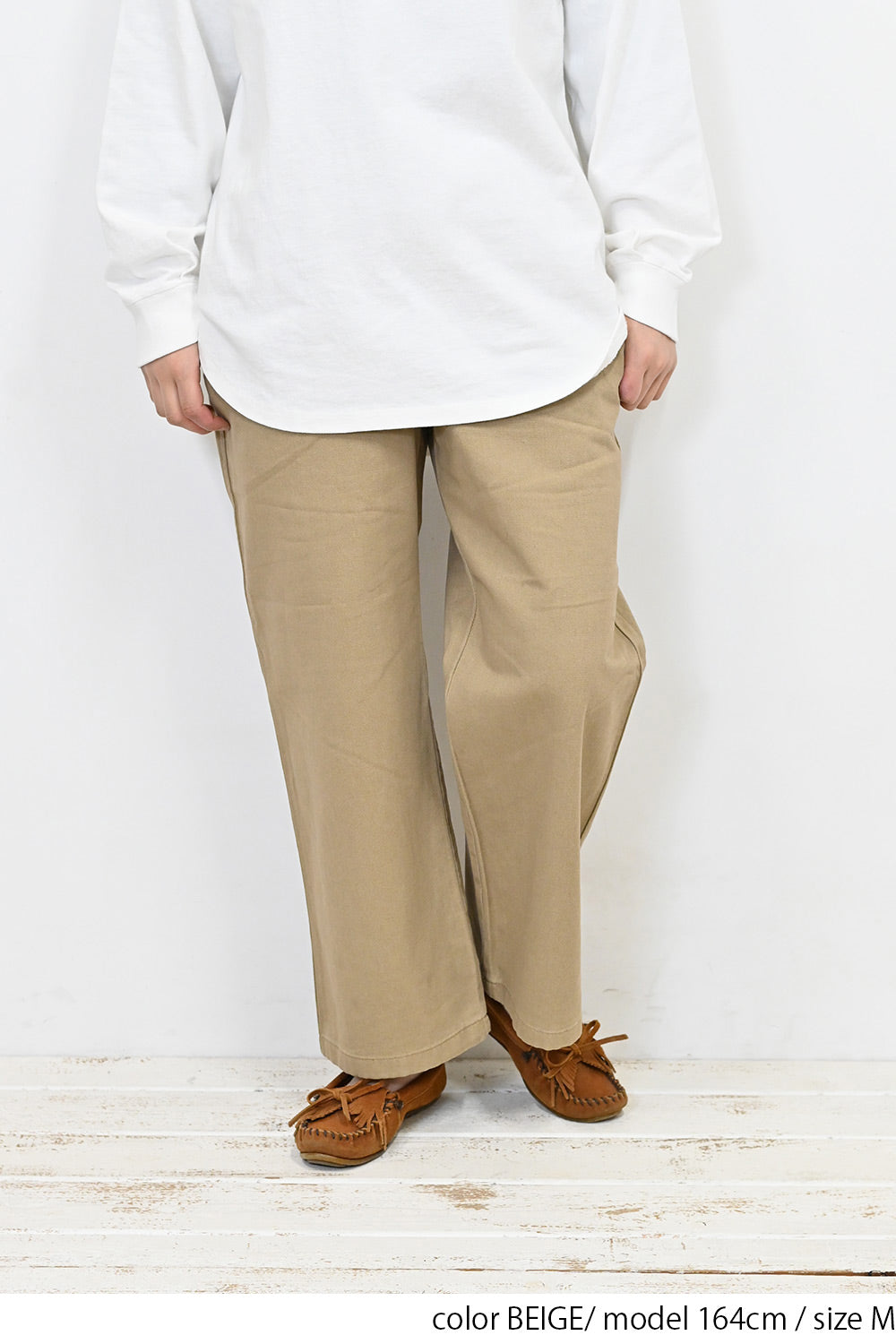 ＼Limited Stock／≪SALE≫★Private due to 2407 instructions for next spring sale★ Cotton Twill Wide Pants