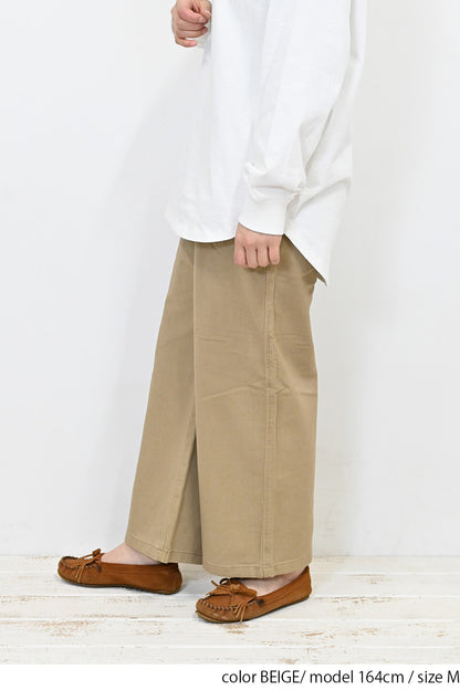 ＼Limited Stock／≪SALE≫★Private due to 2407 instructions for next spring sale★ Cotton Twill Wide Pants