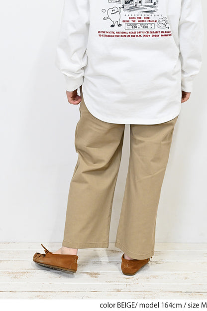 ＼Limited Stock／≪SALE≫★Private due to 2407 instructions for next spring sale★ Cotton Twill Wide Pants