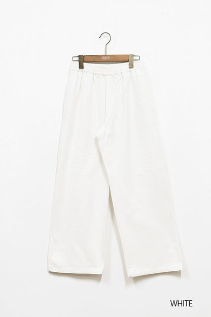 ＼Limited Stock／≪SALE≫★Private due to 2407 instructions for next spring sale★ Cotton Twill Wide Pants