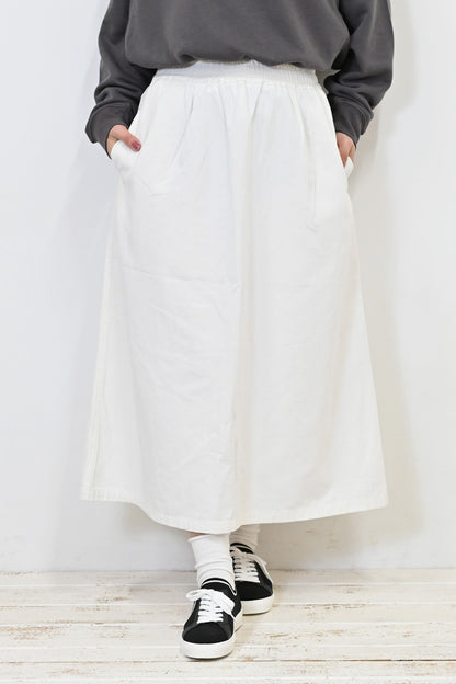 ≪OUTLET SALE≫＼Limited Stock／★Private due to 2407 instructions for next spring sale★ Cotton Twill Easy Skirt