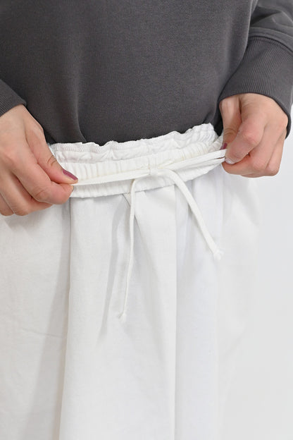 ≪OUTLET SALE≫＼Limited Stock／★Private due to 2407 instructions for next spring sale★ Cotton Twill Easy Skirt