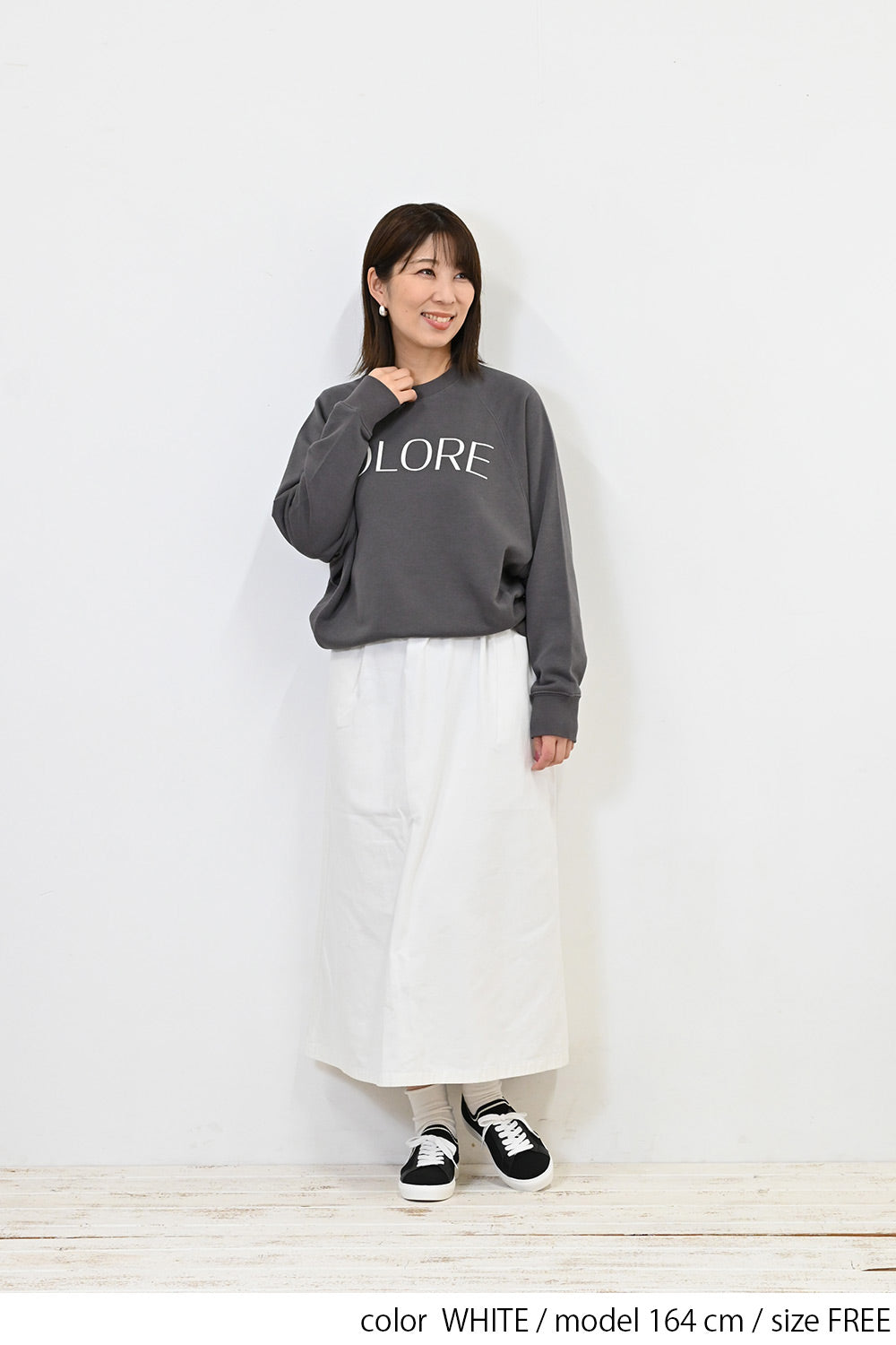 ≪OUTLET SALE≫＼Limited Stock／★Private due to 2407 instructions for next spring sale★ Cotton Twill Easy Skirt