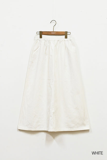 ≪OUTLET SALE≫＼Limited Stock／★Private due to 2407 instructions for next spring sale★ Cotton Twill Easy Skirt